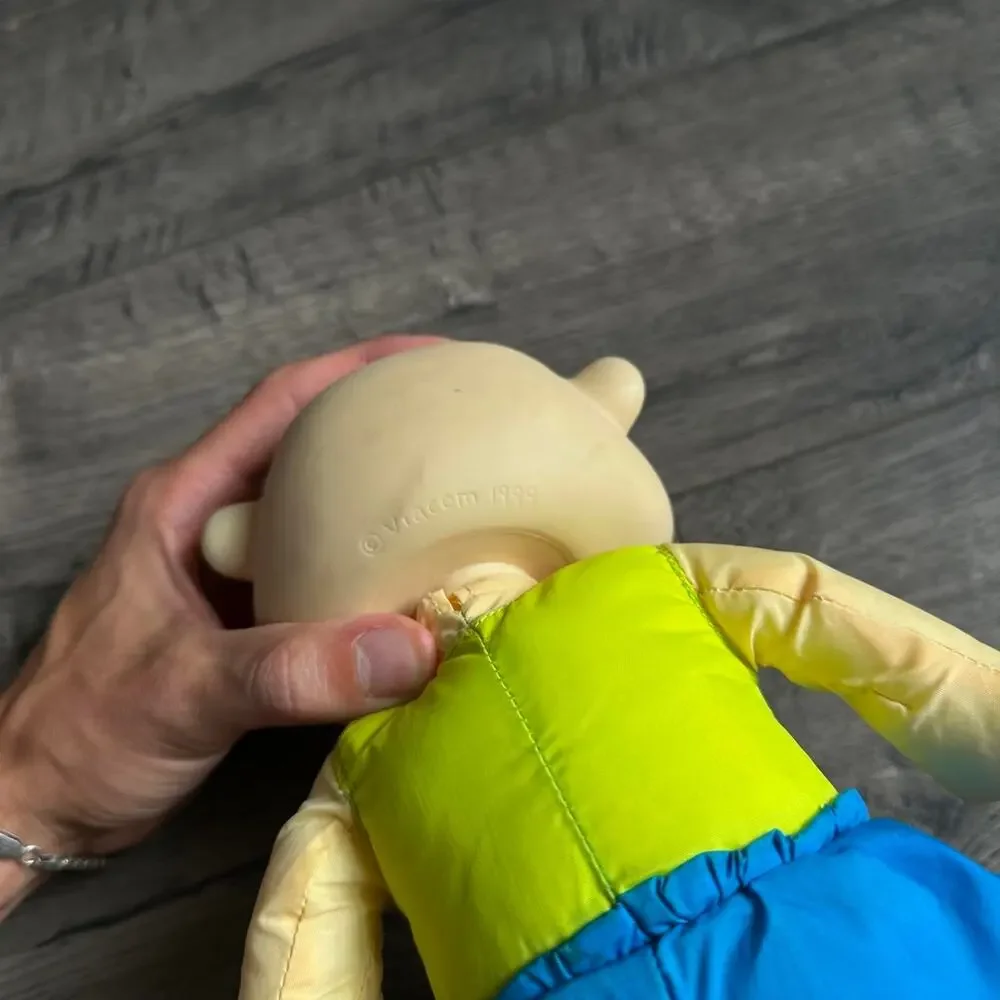 Rare vintage 90s Nickelodeon 1999 Tommy Pickles Rugrats Stuff Doll Swimming Toy